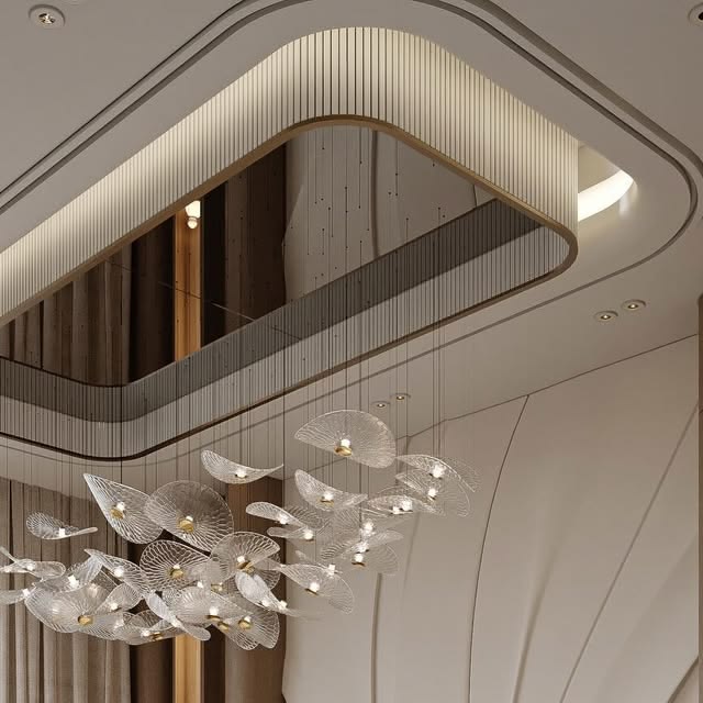 False ceiling with cove lighting